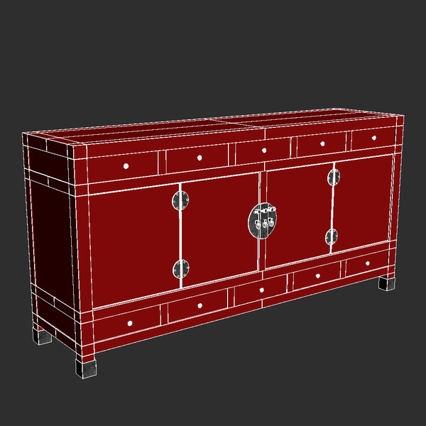 3d model baker 20-350-1 ming sideboard - Baker 20-350-1 Ming Sideboard by V. Kosnyrev